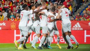 اسپانیا مقابل سوئیس - گزارش بازی فوتبال - 24 سپتامبر 2022