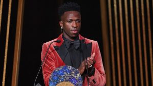Socrates award-winner Vinicius vows to continue racism fight